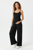 Black Maternity Jumpsuit